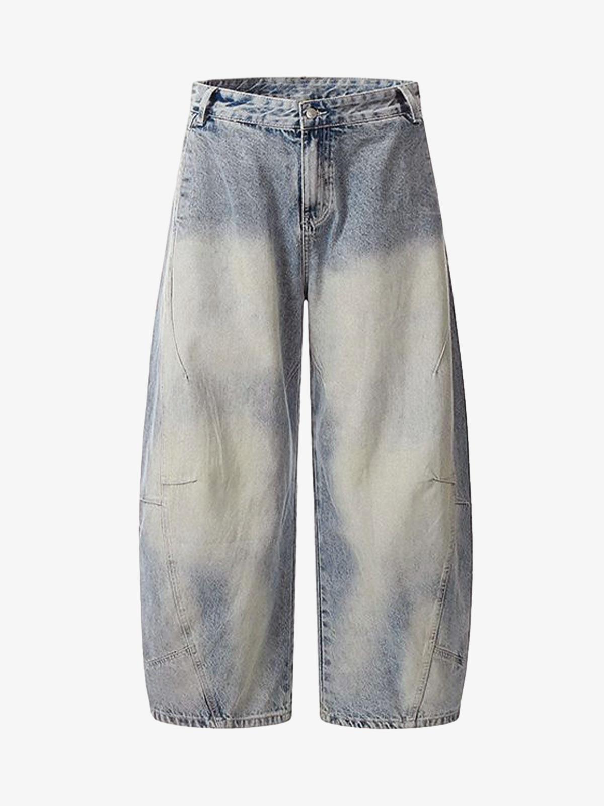 Calça Distressed Baggy Barrel Jeans