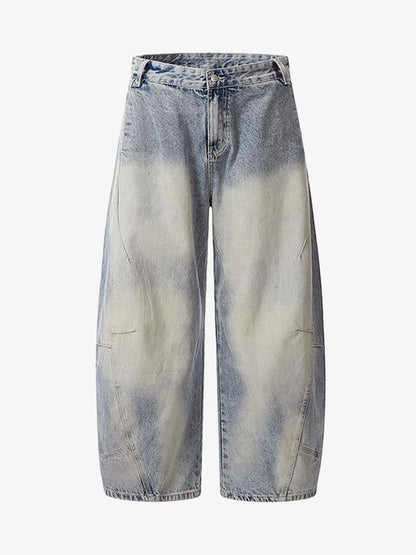 Calça Distressed Baggy Barrel Jeans