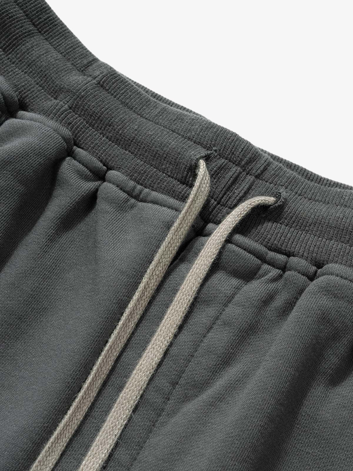 Retro Functional Zipper Slit Jort