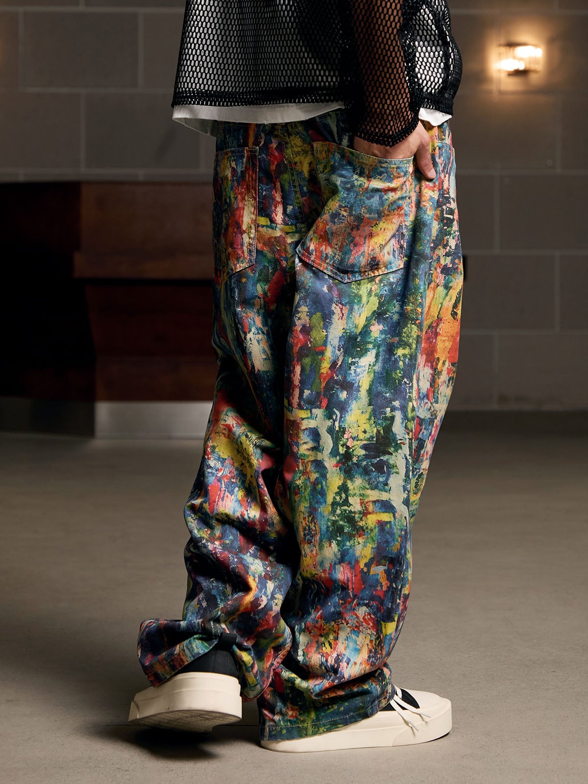 Calça Street Oil Painting