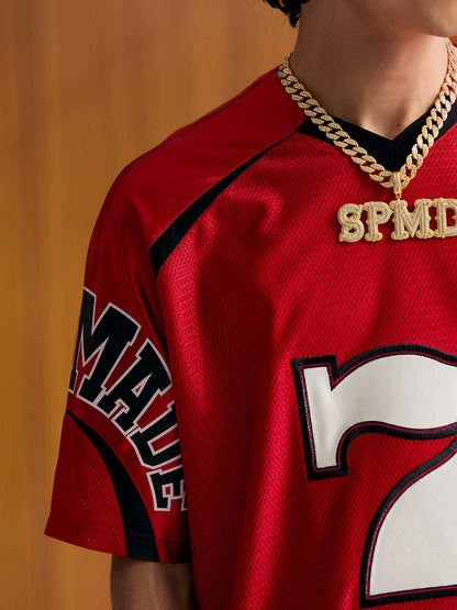 Camiseta Sports Jersey Red Super Seven