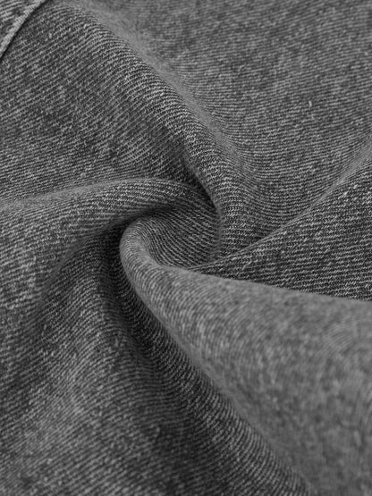 Calça Street Stitching Cargo Washed Jeans