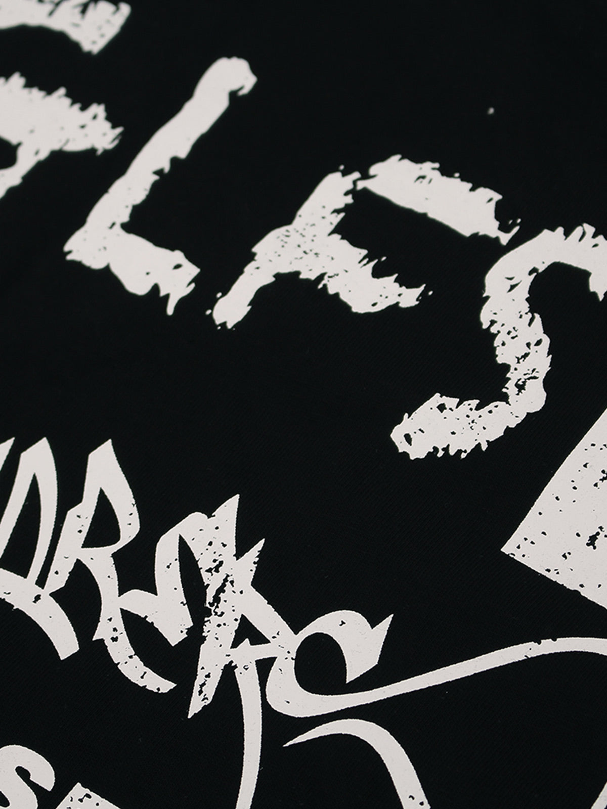 Retro Letter Lip Graphic T-Shirt