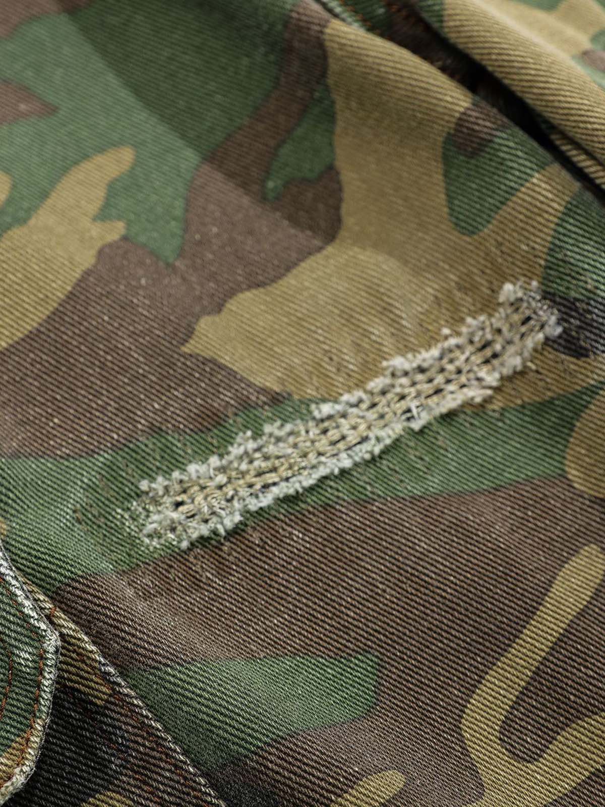 Calça Cargo Camouflage Flared