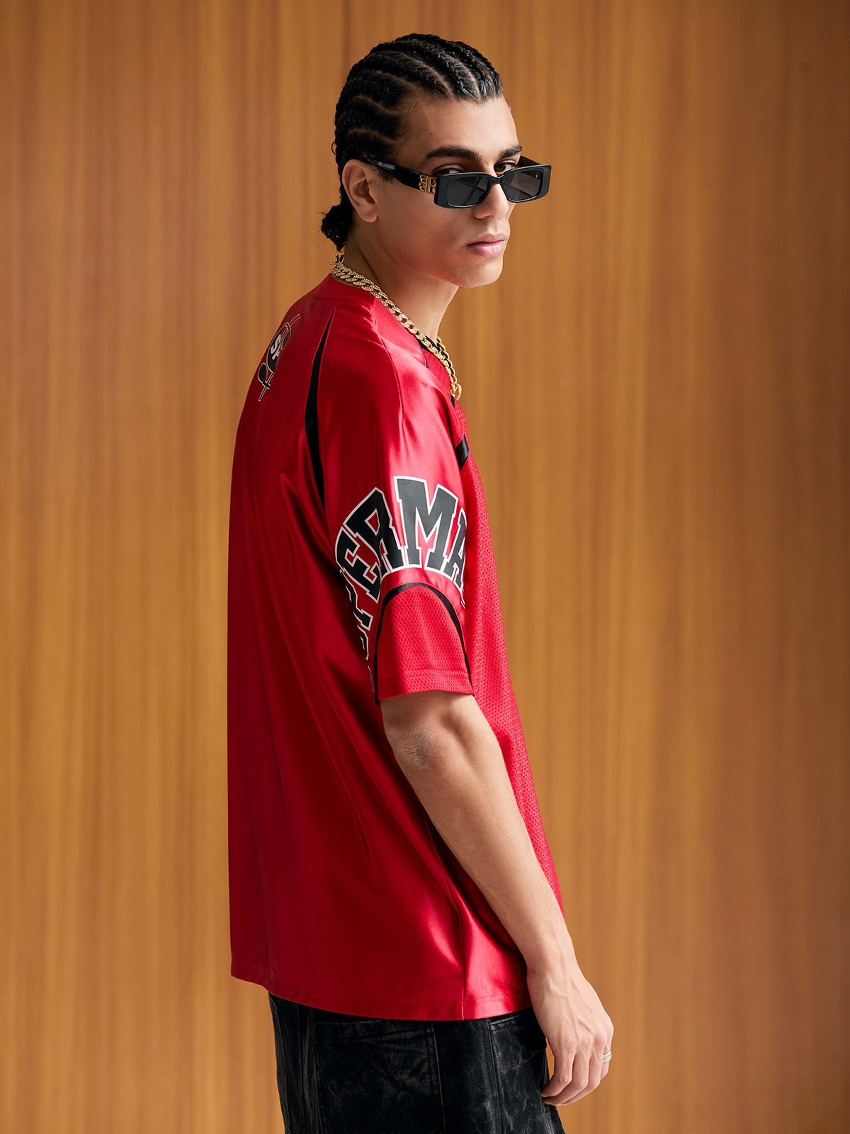 Camiseta Sports Jersey Red Super Seven