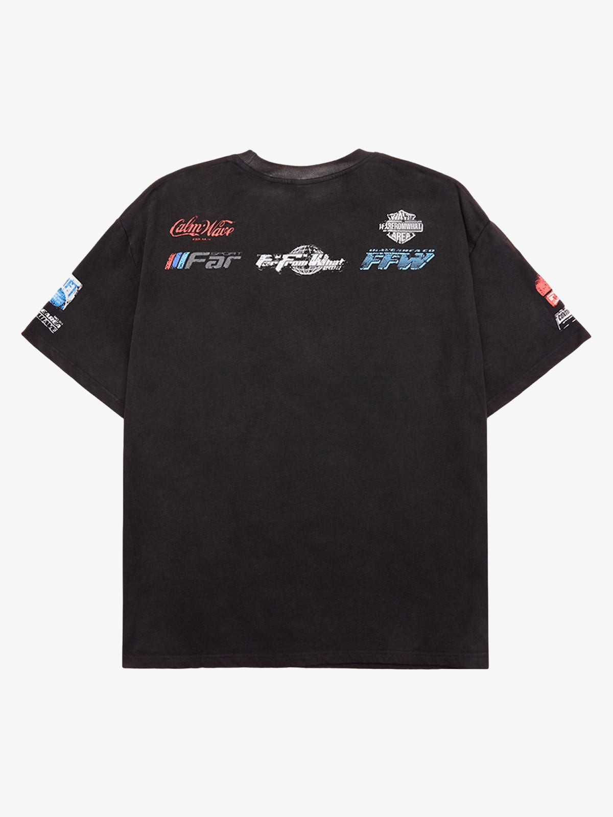 Thesupermade Racing Afterimage Lettering T-shirt