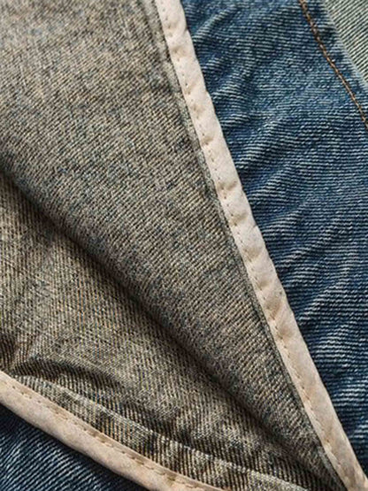 Jaqueta Embroidered Do-over Denim Jacket - 1911