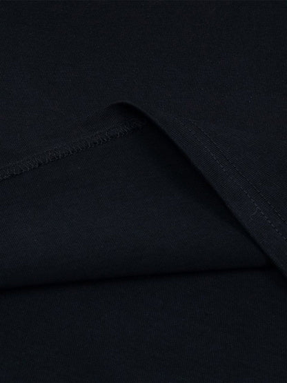 Camiseta Elegant Pearl-Embellished Oversized