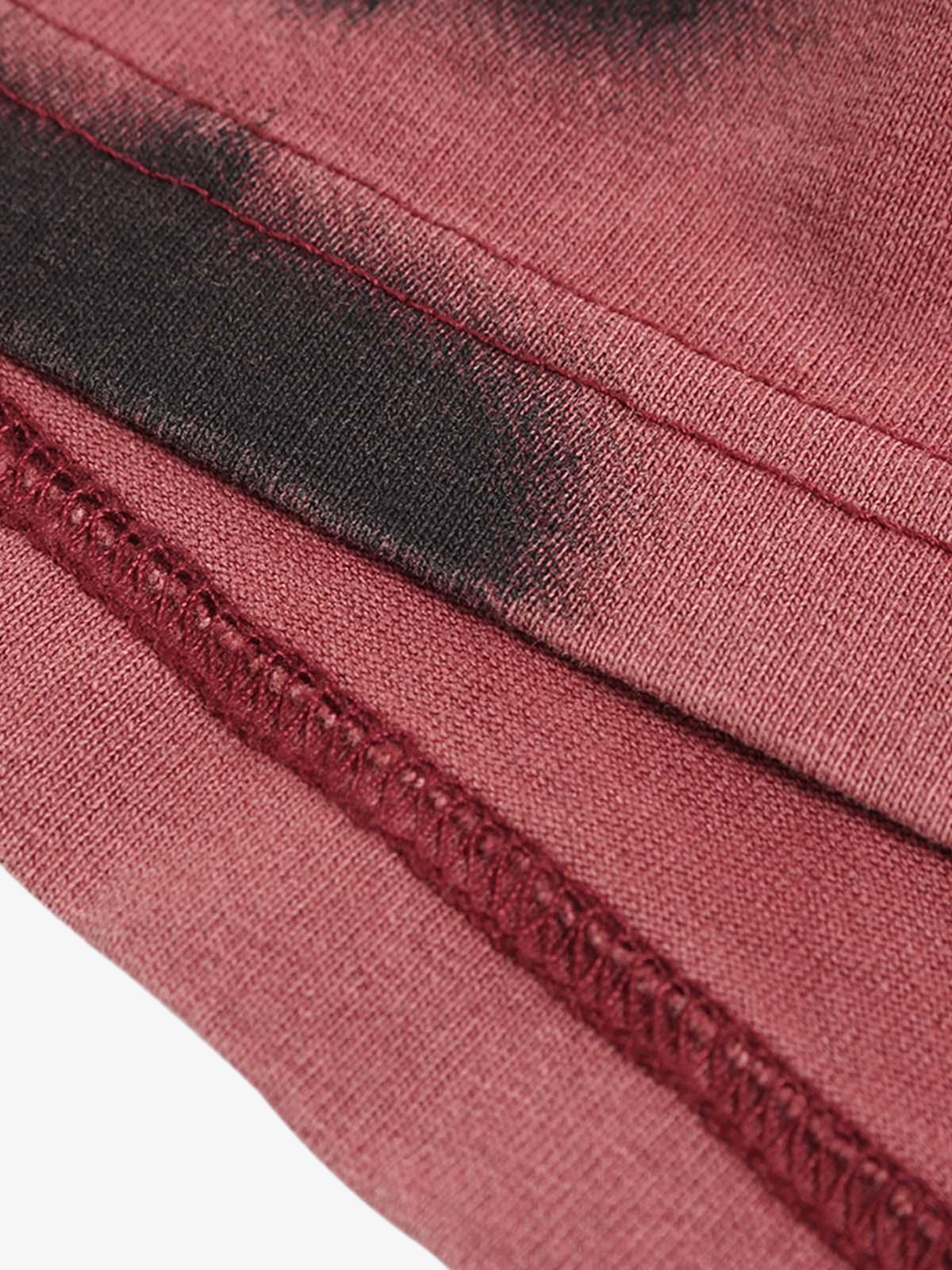 Camiseta Oversized Ink Splash Letter