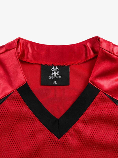 Camiseta Sports Jersey Red Super Seven