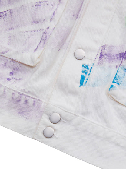 Jaqueta Hand-painted Graffiti