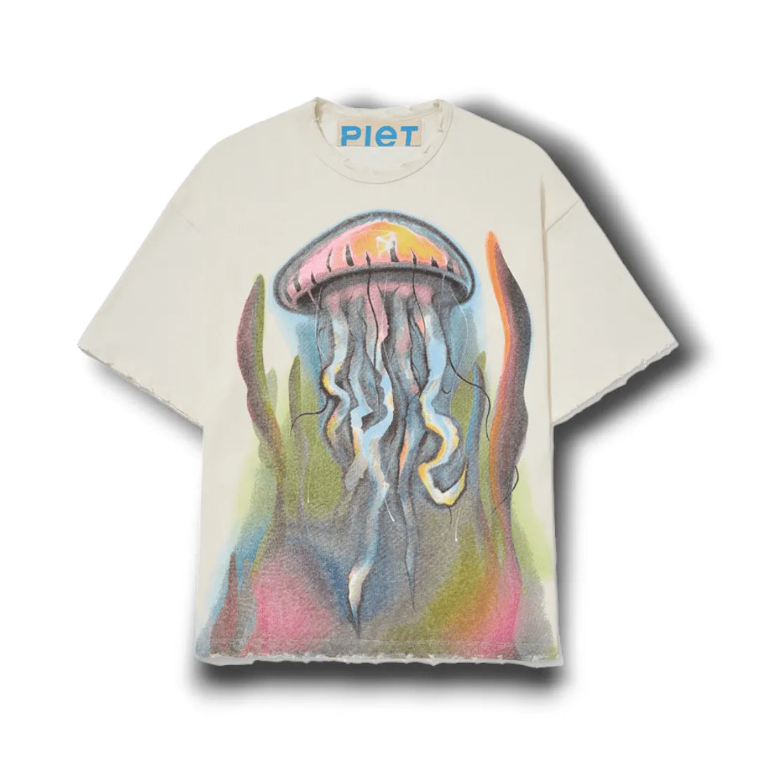 CAMISETA PIET JELLY FISH AIR BRUSH