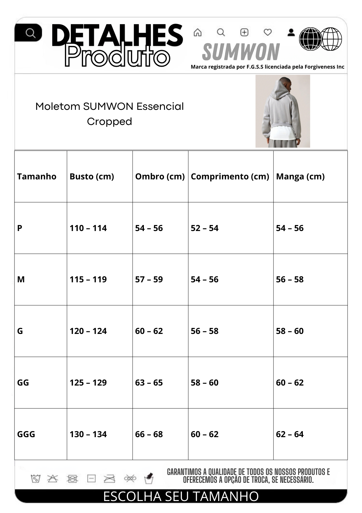 Moletom SMWN Essencial Confort Fleece