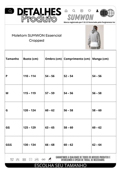 Moletom SMWN Essencial Confort Fleece