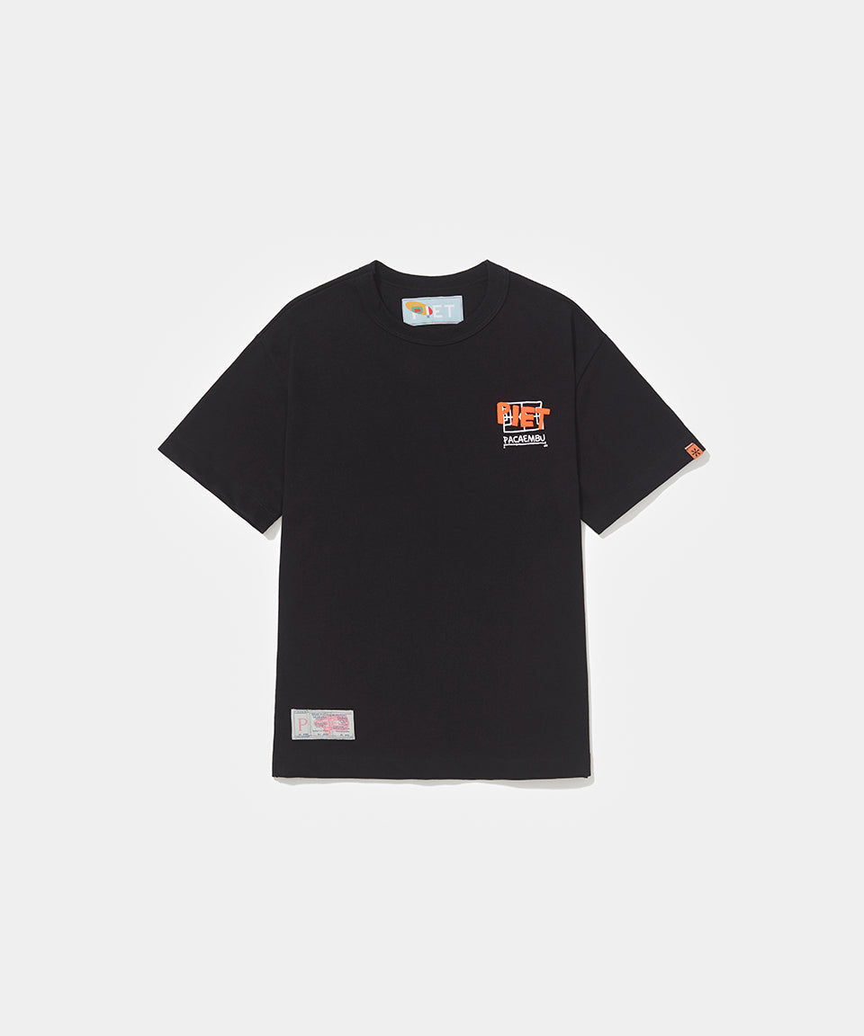 Piet + Pacaembu T-shirt - Black