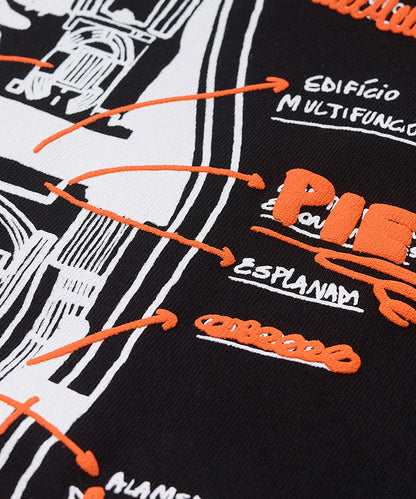 Piet + Pacaembu T-shirt - Black