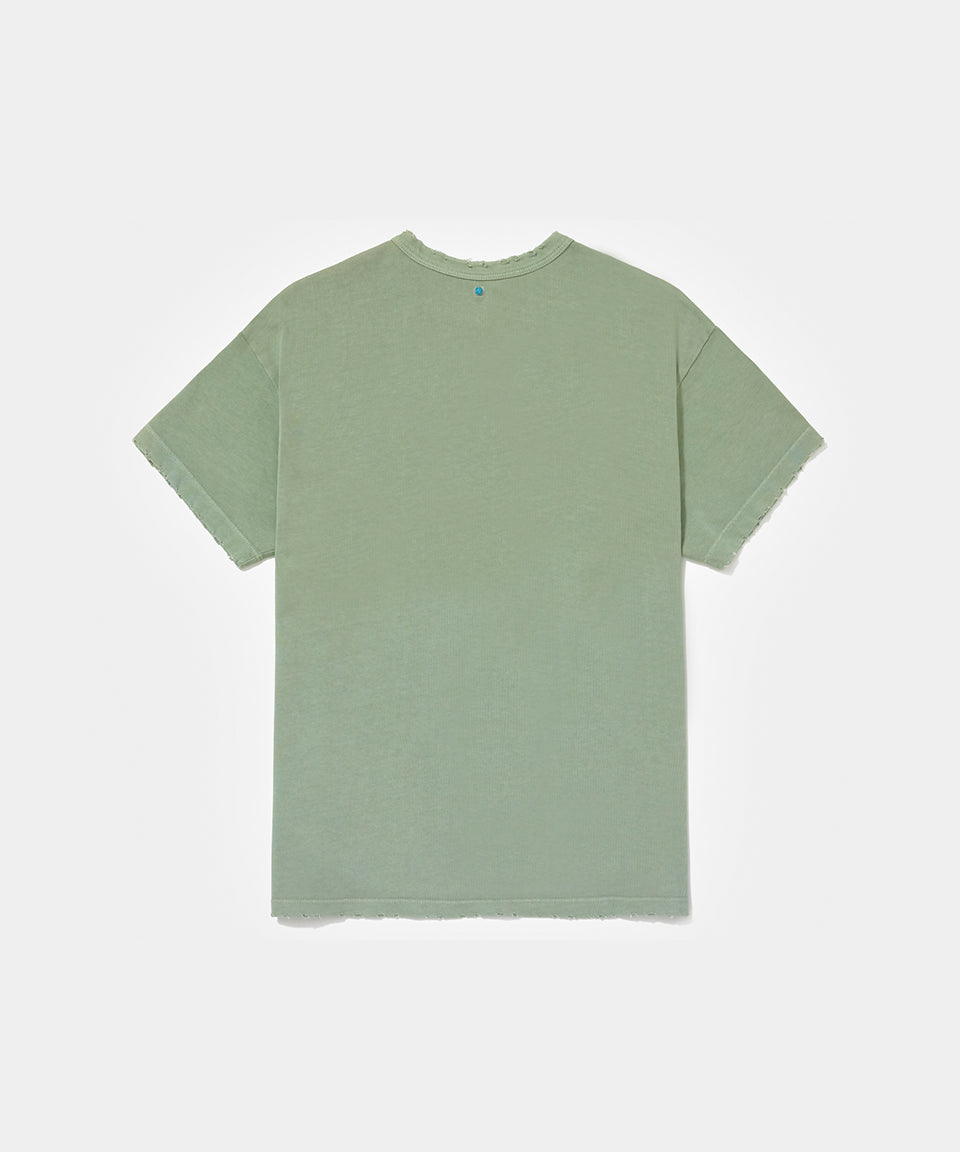 I Obey Fitted Tee - Light olive