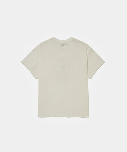 Fair Play Raw Edge T-shirt  Bone White