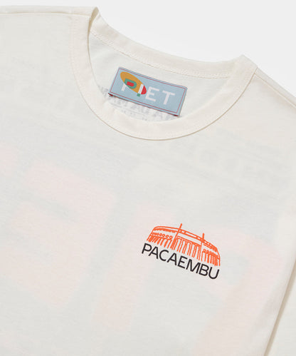 Piet + Pacaembu T-shirt - Bone White