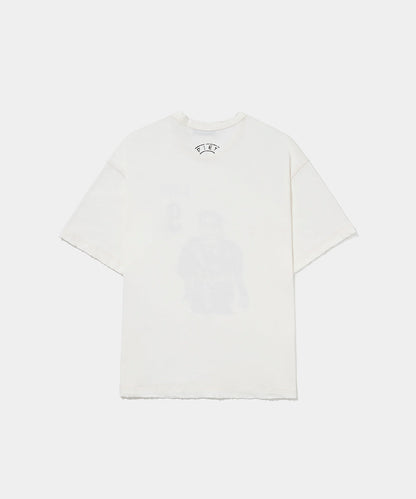 Illustrated T-shirt Bone White