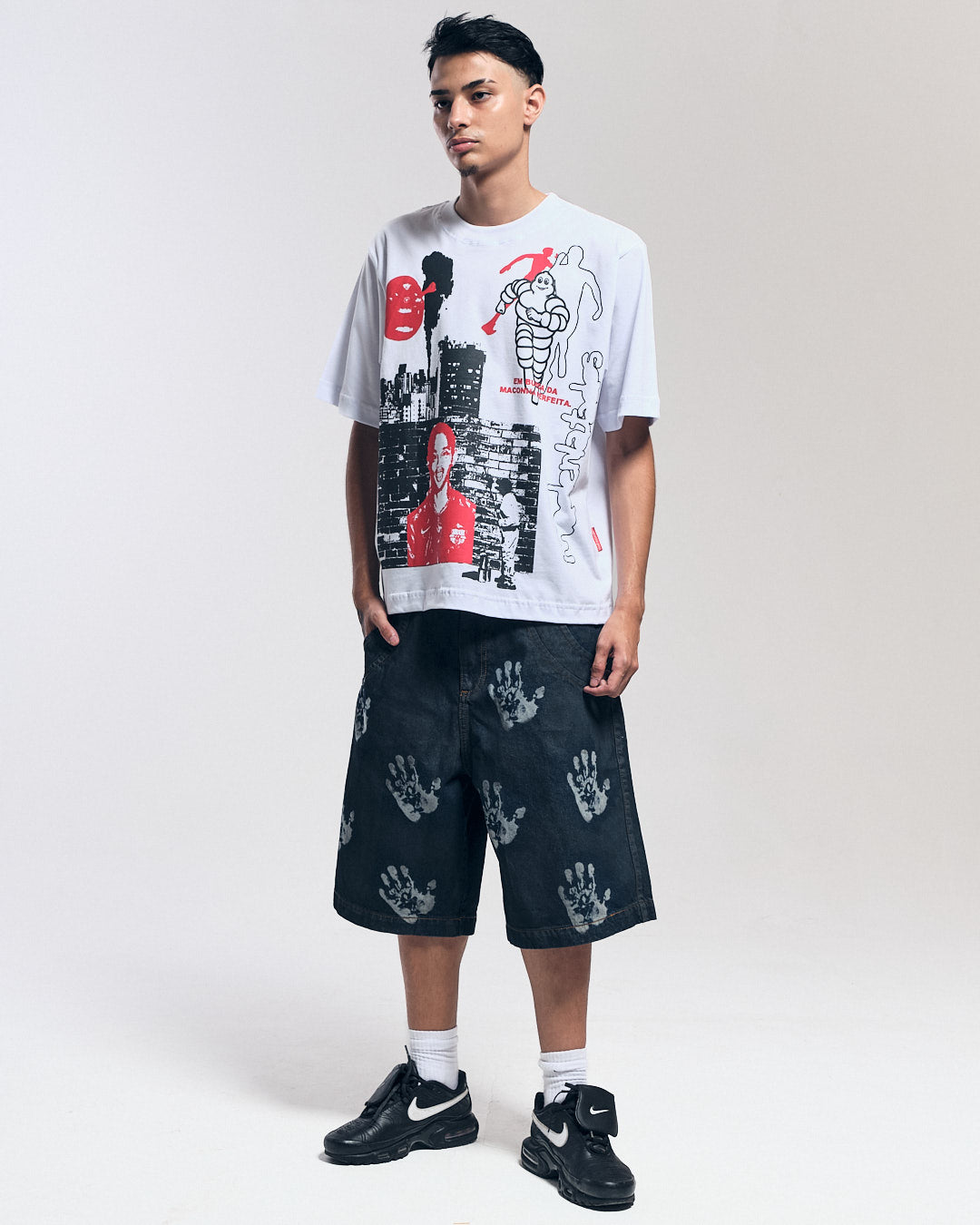 CAMISETA CIDADE MALUCA OFF WHITE